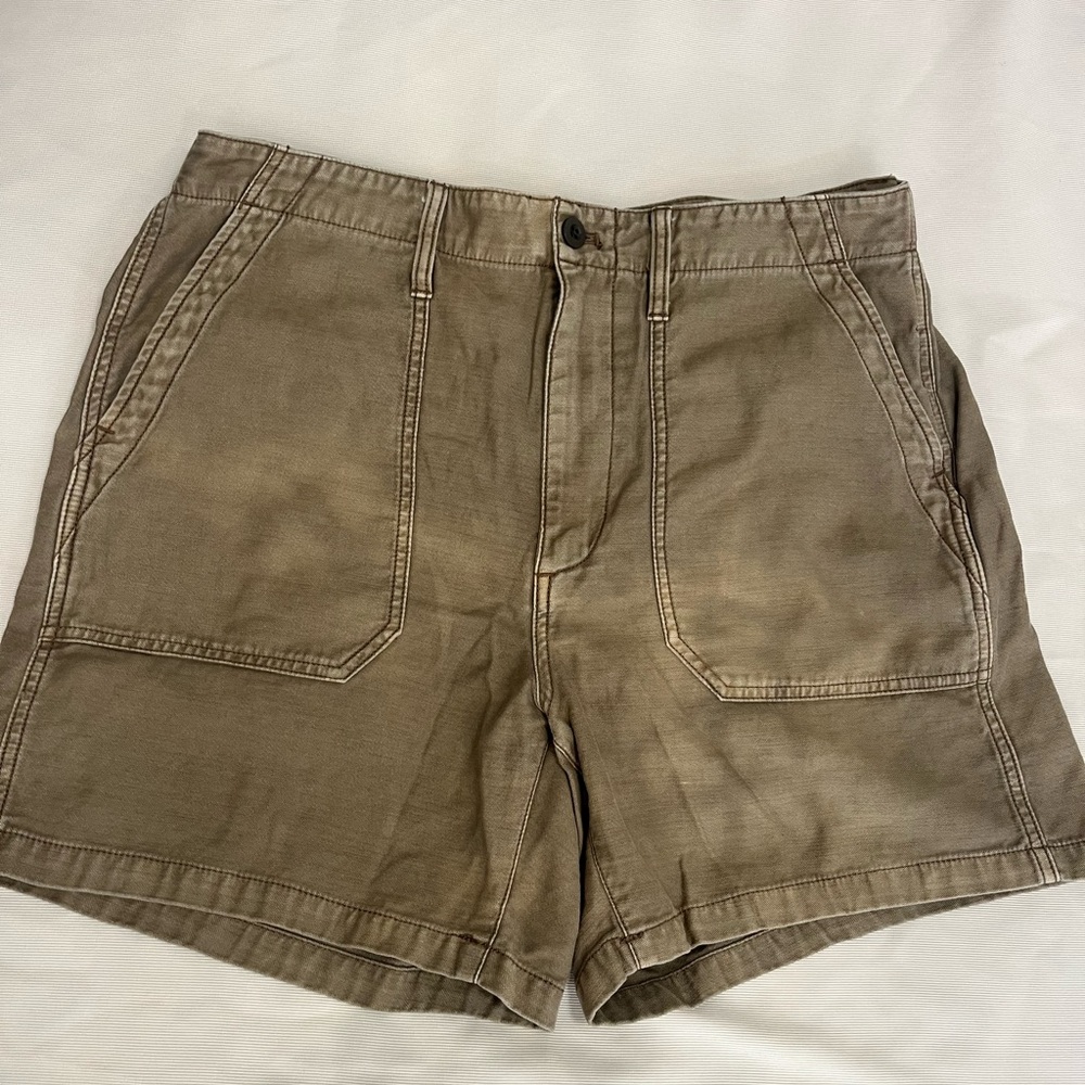 Madewell Olive Green Cargo Shorts